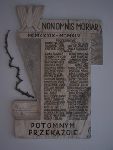Tablica po�wi�cona profesorom i uczniom Pa�stwowego Gimnazjum im. Seweryna Goszczy�skiego w Nowym Targu poleg�ym w latach 1939-1945.