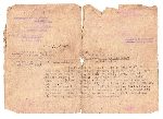 Pismo Niemieckiego Czerwonego Krzy�a ws. depozytu odnalezionego podczas ekshumacji zw�ok poleg�ego Stanis�awa G�owackiego wys�ane dn. 6 marca 1944 r. jego bratu Zygmuntowi G�owackiemu (dok. ze zb. rodzinnych).