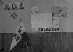 Por. Tadeusz Jeziorowski - K�cik Pami�ci w Szkole w Ksawerowie, koniec lat 70-tych ub. wieku. (fotografia pochodzi z albumu pilota Franciszka Przybylskiego - mechanika 161 Esk. My�l. we wrze�niu 1939r., udost�pniona dla www. bohaterowie1939.pl przez jego c�rk� Urszul� Okruszek)

