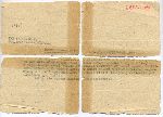 Zawiadomienie z dn. 26 pa�dziernika 1942 r. ws. �mierci sier�. Franciszka Sitarza wys�ane przez Niemiecki Czerwony Krzy� �onie poleg�ego, Helenie (dok. ze zb. rodzinnych).