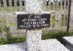 St. u�. Hieronim Mazik - upami�tniony na cm. w Solcy Wielkiej. Stan z dn. 26. 07. 2012 r. [fot. Staszek S�omczy�ski "staahoo" (��d�)].