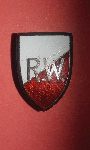 Odznaka Stowarzyszenia "Rodzina Wojskowa" przyznana W�adys�awie Gruszewicz, �onie J�zefa Gruszewicza, przed 1939 r. (pami�tka ze zb. rodzinnych, fot. Marcin Piotrowski).