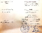 Odpis legitymacji nr 353-72-111 Krzy�a Srebrnego Orderu Virtuti Militari wydanej W�adys�awowi Trittowi uchwa�� Rady Pa�stwa z dn. 19 czerwca 1972 r., wystawiony dn. 21 wrze�nia 1972 r. przez naczelnika Oddzia�u Zabezpieczenia Ruchu i ��czno�ci Dyrekcji Okr�gowej Kolei Pa�stwowych w Poznaniu (dok ze zb. rodzinnych, udost�pni�: Lech Tritt).