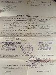 �wiadectwo uzyskania przez Mariana Euzebiusza Krajewskiego II stopnia przysposobienia wojskowego og�lnego wystawione 15 czerwca 1934 r. w Ko�skich (dok. ze zb. rodzinnych).