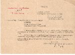 Pismo Centralnego Archiwum Wojskowego w Warszawie do Zarz�du G��wnego Polskiego Czerwonego Krzy�a w Warszawie z 20 maja 1959 r., do wiadomo�ci  Katarzyny Stasikiewicz w Szyd�owie, w sprawie ustalenia miejsca spoczynku jej syna, ppor. rez. J�zefa Mariana Stasikiewicza (dok. ze zb. rodzinnych).