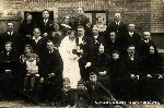 Zdj�cie �lubne J�zefa Kosmalskiego i Franciszki z d. Kordus (fot. ze zb. Biblioteki Publicznej w Borku Wielkopolskim).