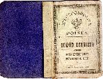 Dow�d osobisty Adama Strusia wydany 12 sierpnia 1921 r. przez Komend� Policji Pa�stwowej m. �odzi (dok. ze zb. rodzinnych, fot. Artur Polit).