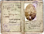 Dow�d osobisty Adama Strusia wydany 12 sierpnia 1921 r. przez Komend� Policji Pa�stwowej m. �odzi (dok. ze zb. rodzinnych, fot. Artur Polit).