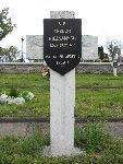 Tablica epitafijna na grobie Adama Jandu�y (upami�tniony jako NN). Cmentarz wojenny w Sochaczewie - Trojanowie, Al. 600-lecia. Stan z dn. 02. 05. 2011 r. (fot. T. Karolak).