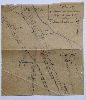 Plan sytuacyjny z zaznaczonym miejscem �mierci ppor. Wies�awa Waleriana Rogali, b�d�cy za��cznikiem do karty pocztowej nadanej 3 listopada 1943 r. do jego matki, Wandy Rogaliny w Ostrowie Wielkopolskim, przez ppor. Tadeusza Olaska z Oflagu II E Neubrandenburg  (dok. ze zb. rodzinnych).

