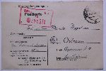 Rewers karty pocztowej nadanej 10 lipca 1944 r. przez ppor. rez. Mariana Rapoporta z Oflagu II C Woldenberg do Wandy Rogaliny w Ostrowie Wielkopolskim w sprawie okoliczno�ci �mierci jej syna, ppor. rez. Wies�awa Waleriana Rogali (dok. ze zb. Joanny Skworz).
