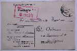 Rewers karty pocztowej nadanej 10 lipca 1944 r. przez ppor. rez. Mariana (Mejera) Rapoporta z Oflagu II C Woldenberg do Wandy Rogaliny w Ostrowie Wielkopolskim w sprawie okoliczno�ci �mierci jej syna, ppor. Wies�awa Waleriana Rogali (dok. ze zb. Joanny Skworz).