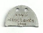 Rewers g�rnej po��wki nie�miertelnika Andrzeja Rakowskiego (pami�tka ze zb. rodzinnych).