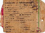 Karta pracy (Arbeitskarte) Edmunda Napiera�y jako cywilnego robotnika przymusowego w Niemczech wydana w 1942 r. (dok. ze b. rodzinnych).