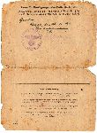 Karta pracy (Arbeitskarte) Edmunda Napiera�y jako cywilnego robotnika przymusowego w III Rzeszy wystawiona 31 stycznia 1944 r. (dok. ze zb. rodzinnych).