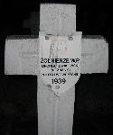 Bronis�aw Jankowski, upami�tniony na imiennej tablicy epitafijnej na cmentarzu wojennym w Sochaczewie - Trojanowie, Al. 600-lecia. Stan z 2005 r.