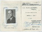 Legitymacja kpt. Bronis�awa Kalinowskiego jako kawalera Orderu Wojennego "Virtuti Militari" wystawiona 27 lipca 1962 r. przez Biuro Kapitu�y Orderu w Londynie (repr. dok. udost�pni�: Lech Tritt).