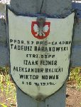 Tadeusz Baranowski, upami�tniony na imiennej tablicy epitafijnej na kwaterze wojennej na cmentarzu rzymskokatolickim w Rybnie. Stan z 2005r.