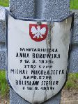Micha� Miko�ajczyk, upami�tniony na imiennej tablicy epitafijnej na kwaterze wojennej na cmentarzu rzymskokatolickim w Rybnie. Stan z 2005r.