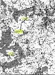Fragment mapy w skali 1:50000 przedstawiaj�cy okolice Brodnicy z wyr�nionymi miejscowo�ciami zwi�zanymi z cz�onkami rodziny Stanis�awa Budzi�skiego (udost�pni�: Jacek Ma�ecki).