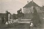 Damazy Gracjan Choraszewski w trakcie �wicze� w Centrum Wyszkolenia Kawalerii w Grudzi�dzu (fot. ze zb. rodzinnych). 