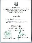 Dyplom Odznaki Weterana Walk o Niepodleg�o�� przyznanej Stanis�awowi Kazimierzowi Szafra�skiemu w 1995 r. (dok. ze zb. rodzinnych).