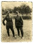 J�zef Kanarecki (z prawej) jako �o�nierz 7 Dywizjonu Artylerii Konnej w Poznaniu (fot. fot. ze zb. rodzinnych).