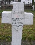 Czes�aw Bigos (Bigus), upami�tniony na imiennej tablicy epitafijnej na cmentarzu wojennym w Sochaczewie - Trojanowie, Al. 600-lecia. Stan z 2005 r.