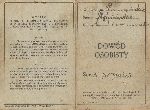 Dow�d osobisty Kazimierza Gozdowskiego wydany dn. 7 sierpnia 1934 r. przez Burmistrza Miasta Grabowa (dok. ze zb. rodzinnych).