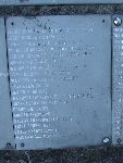 Konrad Frankiewicz upami�tniony na jednej z dwudziestu sze�ciu zbiorczych imiennych tablic epitafijnych kwatery wojennej na cmentarzu parafialnym w I�owie. Stan z dn. 26 wrze�nia 2009 r. (fot. Tomasz Karolak)