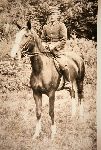 Szczepan Wasilewski jako �o�nierz kawalerii Wojska Polskiego, przed 1939 r. (fot. ze zb. rodzinnych).