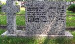 Jedna z wielu tablic epitafijnych kwatery wojskowej zmar�ych od ran �o�nierzy wrze�nia 1939r. oraz os�b cywilnych - Cmentarz Rzymskokatolicki pw. �w. Antoniego w �odzi, ul. Solec 11 - „Mania”. W�r�d poleg�ych – szer. Stanis�aw Karczewski. Stan z dn. 24.06.2011r. (fot. Zbigniew Adamas) 