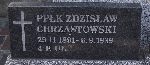 Pp�k Zdzis�aw Chrz�stowski - tablica epitafijna w obr�bie zbiorowej mogi�y wojennej �o�nierzy Wojska Polskiego poleg�ych we wrze�niu 1939 r. na cmentarzu rzymskokatolickim pw. �w. Rocha w �odzi. (fot. Zbigniew Adamas, w dn. 23.08.2011r.)