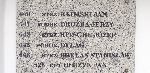 Strz. J�zef Kitsche – „ma�a” imienna tablica epitafijna kwatery wojennej w ��czycy. (fot. Zbigniew Adamas, w dn. 08.09.2011r.)