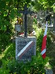 Stanis�aw Sobolewski upami�tniony na tablicy epitafijnej mogi�y zbiorowej na cmentarzu parafialnym w �ukowie. Stan z dn. 26. 05. 2013 r. (fot. Jacek Kaczorowski).