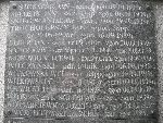 Jan �ledzik upami�tniony na jednej z trzynastu imiennych zbiorczych tablic pami�tkowych w obr�bie kwatery wojennej na cmentarzu parafialnym w Kutnie, ul. Cmentarna. Stan z dn. 23. 10. 2011 r. (fot. Wies�aw Paluchowski).