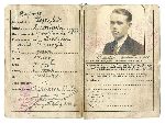 Dow�d osobisty Franciszka Wojdylaka wydany 14 grudnia 1938 r. przez Zarz�d Gminny w �urawicy (dok. ze zb. rodzinnych).