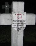 Franciszek Grze�kowski, upami�tniony na imiennej tablicy epitafijnej na cmentarzu wojennym w Sochaczewie - Trojanowie, Al. 600-lecia. Stan z 2005 r.