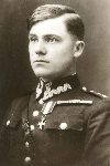 Por. Wac�aw Fabijanowski jako oficer 14 pu�ku piechoty we W�oc�awku (fot. ze zb. Mariana Ropejki).