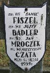 Jan Mroczek, upami�tniony na imiennej tablicy epitafijnej na wydzielonej kwaterze na cmentarzu rzymskokatolickim w Juliopolu.