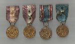 Odznaczenia przyznane J�zefowi Gruszewiczowi przed 1939 r. (pami�tki ze zb. rodzinnych, fot. Marcin Piotrowski).