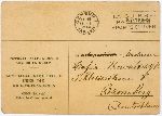 Karta pocztowa adresowana do Zofii Kowalczyk w Bydgoszczy nadana 12 stycznia 1940 r. przez Mi�dzynarodowy Komitet Czerwonego Krzy�a w Genewie dotycz�ca prowadzonych poszukiwa� jej zaginionego m�a, Franciszka Kowalczyka, s. 1 (dok. udost�pniony Redakcji Portalu przez Pani� Krystyn� Kowalczyk; obecnie w zbiorach Muzeum Ziemi Sochaczewskiej i Pola Bitwy nad Bzur�).