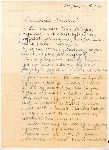 List do Krystyny Kowalczyk ws. planowanej na 22 wrze�nia 1956 r. uroczysto�ci ods�oni�cia na cmentarzu parafialnym w Koz�owie Biskupim pomnika na zbiorowej mogile rozstrzelanych przez hitlerowc�w 50 �o�nierzy Bydgoskiego Batalionu Obrony Narodowej napisany 15 wrze�nia 1956 r. przez Aleksandr� Mazurkiewicz z Sochaczewa-Boryszewa, s. 1 (dok. udost�pniony Redakcji Portalu przez Pani� Krystyn� Kowalczyk; obecnie w zbiorach Muzeum Ziemi Sochaczewskiej i Pola Bitwy nad Bzur�).