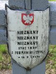 J�zef Furma�ski, upami�tniony na imiennej tablicy epitafijnej na kwaterze wojennej na cmentarzu rzymskokatolickim w Rybnie. Stan z 2005r.