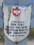 W�adys�aw Nowicki, upami�tniony na imiennej tablicy epitafijnej na kwaterze wojennej na cmentarzu rzymskokatolickim w Rybnie. Stan z 2005r.