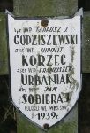 Jan Sobieraj, upami�tniony na imiennej tablicy epitafijnej na wydzielonej kwaterze na cmentarzu rzymskokatolickim w Juliopolu.