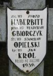 Piotr Haberbild (Haberbitt), upami�tniony na imiennej tablicy epitafijnej na wydzielonej kwaterze na cmentarzu rzymskokatolickim w Juliopolu.