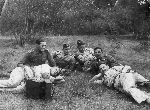 J�zef Ciechurski (drugi z prawej) w�r�d �o�nierzy w Toruniu w 1933 r. (fot. ze zbior�w wnuka S�awomira Ciechurskiego).