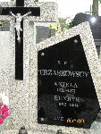 Henryk Trzaskowski upami�tniony na tablicy epitafijnej grobu rodzinnego na cmentarzu parafialnym w �leszynie. Stan z dn. 19 kwietnia 2014 r. (fot. Gabriel S�dkowski).