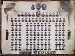 Stanis�aw Kostka Nadolny w�r�d �o�nierzy 9 kompanii 57 pu�ku piechoty, 1938 r. (tableau z Archiwum Rodziny Nadolnych, udost�pni�a Bo�ys�awa Nadolna).